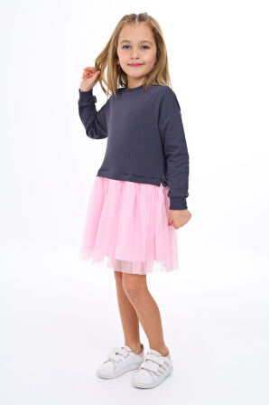 Toontoy Kız Çocuk Tüllü Elbise