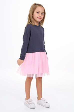 Toontoy Kız Çocuk Tüllü Elbise