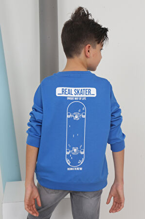 Toontoy Erkek Çocuk Baskılı Sweatshirt