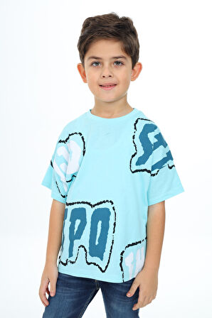 Toontoy Erkek Çocuk Baskılı Tişört