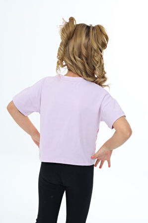 Toontoy Kız Çocuk Baskılı Tişört