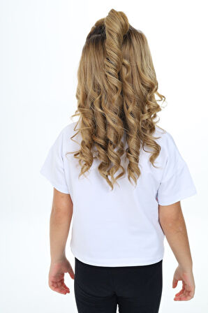 Toontoy Kız Çocuk Baskılı Tişört