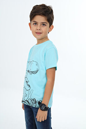 Toontoy Erkek Çocuk Baskılı Tişört