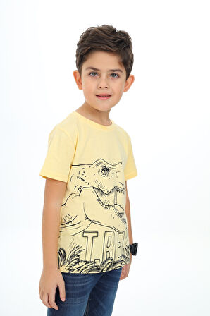 Toontoy Erkek Çocuk Baskılı Tişört