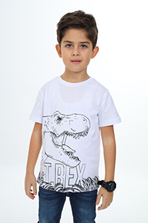 Toontoy Erkek Çocuk Baskılı Tişört