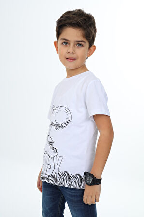 Toontoy Erkek Çocuk Baskılı Tişört