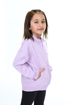 Toontoy Kız Çocuk Baskılı Hırka