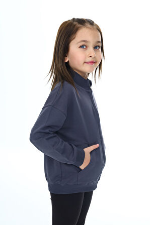 Toontoy Kız Çocuk Baskılı Hırka