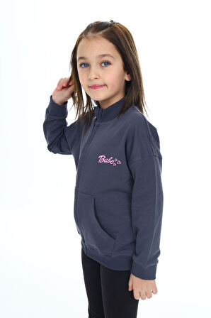 Toontoy Kız Çocuk Baskılı Hırka