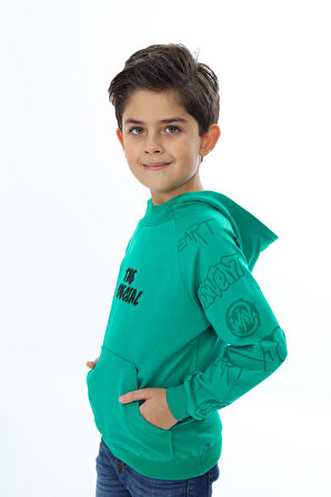 Toontoy Erkek Çocuk Nakışlı Sweatshirt