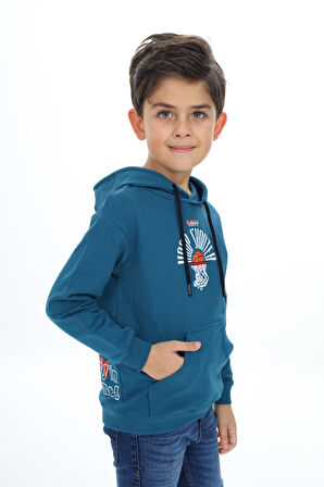 Toontoy Erkek Çocuk Baskılı Sweatshirt