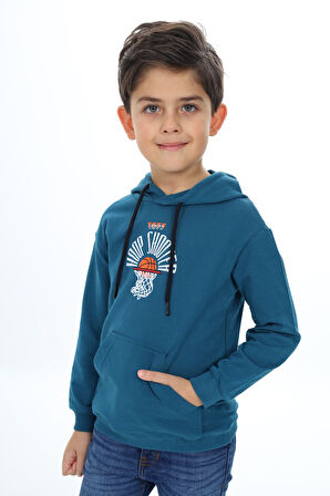 Toontoy Erkek Çocuk Baskılı Sweatshirt