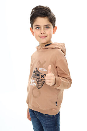 Toontoy Erkek Çocuk Baskılı Sweatshirt
