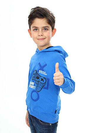 Toontoy Erkek Çocuk Baskılı Sweatshirt