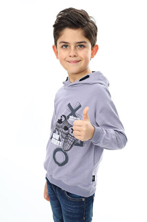 Toontoy Erkek Çocuk Baskılı Sweatshirt