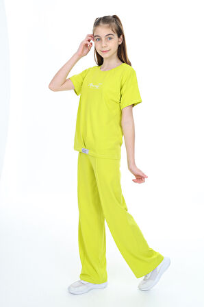 Toontoy Kız Çocuk Baskılı Eşofman Takım