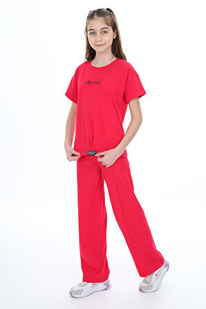 Toontoy Kız Çocuk Baskılı Eşofman Takım