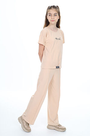 Toontoy Kız Çocuk Baskılı Eşofman Takım