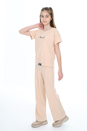 Toontoy Kız Çocuk Baskılı Eşofman Takım