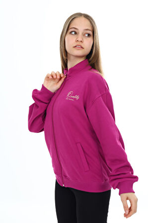 Toontoy Kız Çocuk Baskılı Hırka