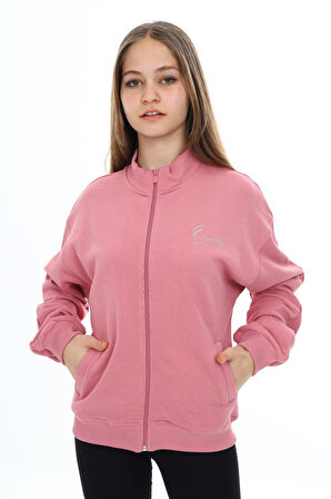 Toontoy Kız Çocuk Baskılı Hırka