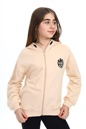 Toontoy Kız Çocuk Nakışlı Hırka