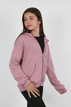 Toontoy Kız Çocuk Nakışlı Hırka