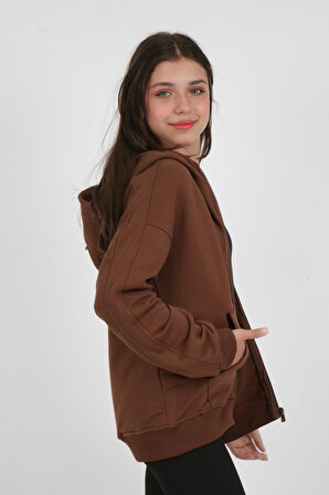 Toontoy Kız Çocuk Nakışlı Hırka