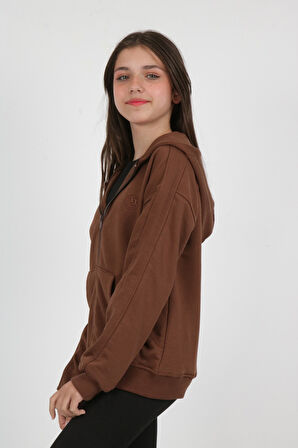 Toontoy Kız Çocuk Nakışlı Hırka