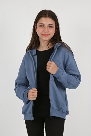 Toontoy Kız Çocuk Nakışlı Hırka