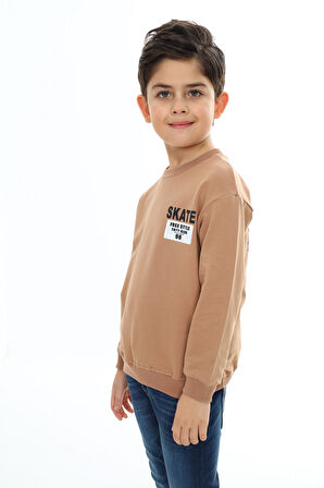 Toontoy Erkek Çocuk Baskılı Sweatshirt