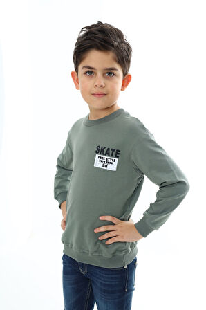Toontoy Erkek Çocuk Baskılı Sweatshirt