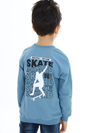 Toontoy Erkek Çocuk Baskılı Sweatshirt