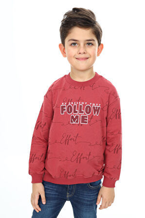 Toontoy Erkek Çocuk Baskılı Sweatshirt