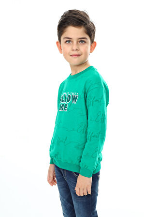 Toontoy Erkek Çocuk Baskılı Sweatshirt