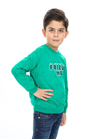 Toontoy Erkek Çocuk Baskılı Sweatshirt