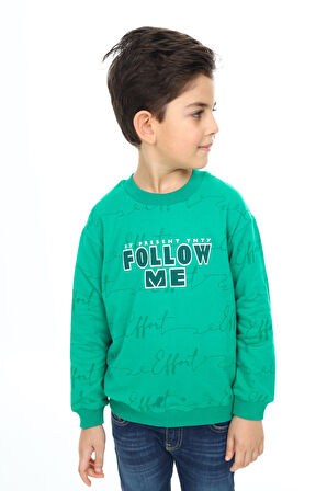 Toontoy Erkek Çocuk Baskılı Sweatshirt
