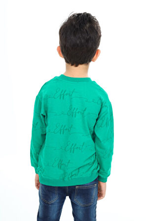 Toontoy Erkek Çocuk Baskılı Sweatshirt