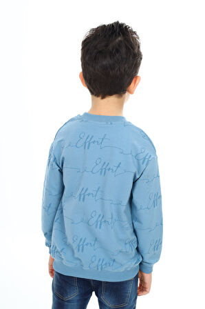 Toontoy Erkek Çocuk Baskılı Sweatshirt
