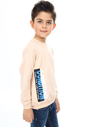 Toontoy Erkek Çocuk Baskılı Sweatshirt