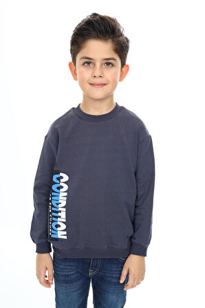 Toontoy Erkek Çocuk Baskılı Sweatshirt