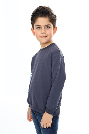 Toontoy Erkek Çocuk Baskılı Sweatshirt