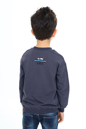 Toontoy Erkek Çocuk Baskılı Sweatshirt