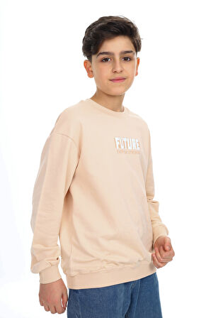 Toontoy Erkek Çocuk Baskılı Sweatshirt
