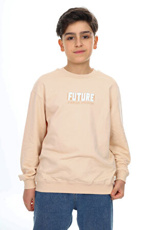 Toontoy Erkek Çocuk Baskılı Sweatshirt