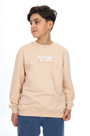 Toontoy Erkek Çocuk Baskılı Sweatshirt