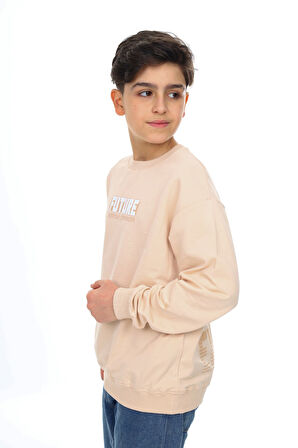 Toontoy Erkek Çocuk Baskılı Sweatshirt