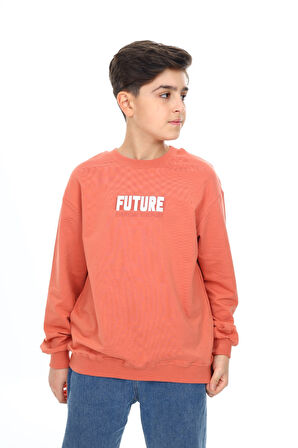 Toontoy Erkek Çocuk Baskılı Sweatshirt