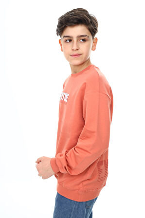 Toontoy Erkek Çocuk Baskılı Sweatshirt