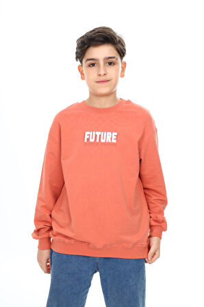 Toontoy Erkek Çocuk Baskılı Sweatshirt